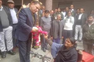 डीएम के निर्देश पर दिव्यांग रुखसाना को मिली बड़ी सफलता।एसडीएम ने किया न्याय।