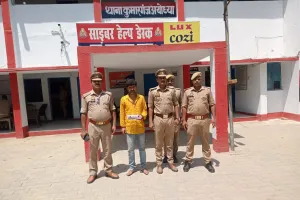 पुलिस ने बदमाश को अवैध तमंचे के साथ पकड़ा, भेजा गया जेल 