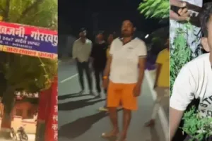 खजनी क्षेत्र सतुआभार में आधी रात में पकड़ा गया सन्दिग्ध चोर,  ग्रामीणों ने किया पुलिस के हवाले