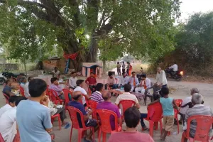 शिव काली जागरण समिति की अगुवाई में ABVP द्वारा आयोजित जन चौपाल लगाकर मतदाताओं को किया गया जागरूक 