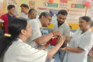 3.10 लाख बच्चों को पिलाई जाएगी विटामिन ए की खुराक ए अभियान का हुआ आगाज