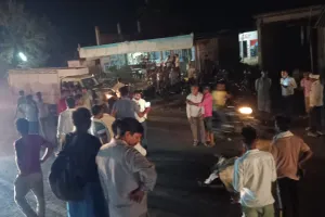 चार पहिया वाहन की टक्कर से युवक की मौत।