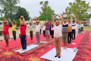 दशवें अंतर्राष्ट्रीय योग दिवस कार्यक्रम संपन्न