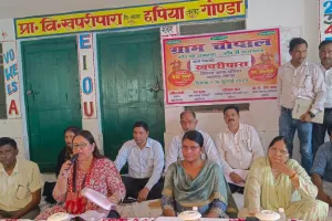 एम खुद पहुंची शिकायतकर्ता के पास, किया समाधान जन चौपाल में ग्रामीणों को शिकायतों का किया गया समाधान