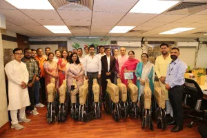 सफदरजंग अस्पताल में मनाया गया बैंक ऑफ बड़ौदा का 117 वां स्थापना दिवस