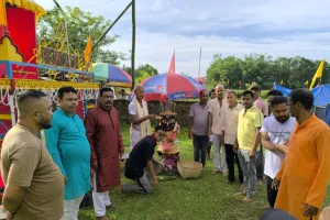 असम करीमगंज जिले के आ ओल आला में जगन्नाथ रथ यात्रा उत्सव धूमधाम से मनाया गया।