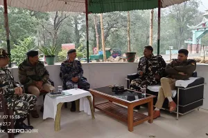 कुंभ मेले को ध्यान में रखते हुए 9वी वाहिनी कमांडेंट तथा पुलिस अधीक्षक बलरामपुर एवं नेपाल एपीएफ साथ की गई बैठक