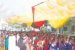 श्री तेज प्रताप स्मारक बालिका कालेज परिसर में धूमधाम से मनाया गया वार्षिक उत्सव