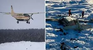 बर्फ से ढके समुद्र में मिला विमान का मलबा, प्लेन क्रैश में मारे गए सवार सभी लोगों के शव बरामद