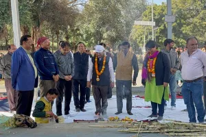 राष्ट्रीय शर्करा संस्थान की गन्ना पेराई मिल पूजन के साथ प्रारंभ 