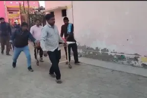 ट्रैक्टर ट्राली की टक्कर से महिला की हुई मौत, आरोपी चालक फरार 