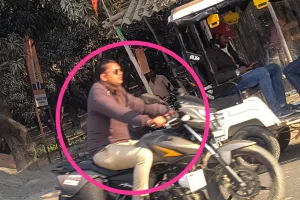 वर्दी का घमंड : कुमार शानू को न चालान का भय न ही जान जाने का