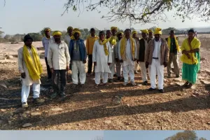 आदिवासी  महा सम्मेलन की तैयारियों में जुटे गोंगपा कार्यकर्ता