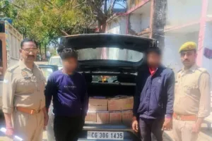 म्योरपुर पुलिस ने दो शराब तस्कर को किया गिरफ्तार