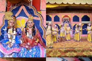 रामलीला के पांचवे दिन श्री कृष्ण के माखन चोरी की लीला देख भाव विभोर हुए भक्त