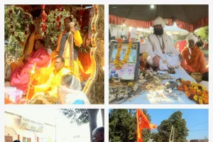 नैमिषारण्य की 84 कोसी परिक्रमा में इस बार आकर्षण का केंद्र बने रथ।