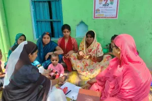 दस्तक अभियान के प्रति महिलाओं को किया गया जागरूक-गीता मिश्रा