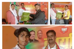 ओबरा भाजपा मंडल अध्यक्ष ने सामूहिक विवाह समारोह में शामिल होने वाले जोड़ों को दीं शुभकामनाएं