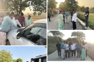 लक्ष्मण नगर में विकास की उम्मीद खेल मैदान और अन्य परियोजनाओं के लिए ग्राम समाज की जमीन का सीमांकन शुरू