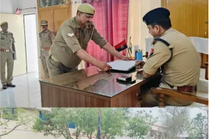 पुलिस अधीक्षक सोनभद्र ने रिजर्व पुलिस लाईन चुर्क में शुक्रवार को परेड की ली सलामी, किया निरीक्षण