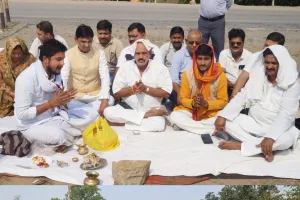 सोन नदी पर स्थित दोनों पुलों के मध्य सौंदर्यीकरण परियोजना का हुआ भूमिपूजन, लोगों में हर्ष