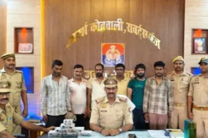 रॉबर्ट्सगंज पुलिस द्वारा चोरी के मामले में 06 नफर  अभियुक्तकों को किया गिरफ्तार ,  भेजा न्यायालय