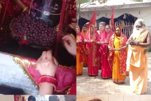 भिखारी बाबा आश्रम में 11511 रुद्राक्ष से कराया गया रुद्राभिषेक, विराट रुद्र महायज्ञ में श्रद्धालुओं ने की  यज्ञ मंडप की परिक्रमा