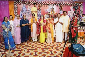 श्रीमद् भागवत कथा का श्रवण कर भक्त हुए भाव विभोर 