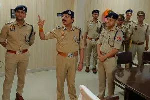 पुलिस महानिरीक्षक विंध्याचल परिक्षेत्र, मीरजापुर द्वारा पुलिस लाईन ज्ञानपुर का किया गया वार्षिक निरीक्षण