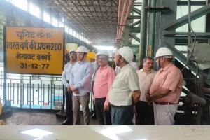 उत्तर प्रदेश विद्युत निगम के प्रबंध निदेशक ने किया ओबरा परियोजना का दौरा, स्विच यार्ड में आग लगने के कारणों की करेंगे गहन जांच