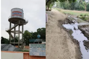 फटी पाइपलाइन ने बुझाई ग्रामीणों की उम्मीदें, नवली गांव के 300 परिवार में शुद्ध जल का संकट