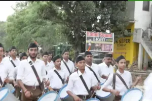 राष्ट्रभक्ति का दिखा विराट पर संचलन