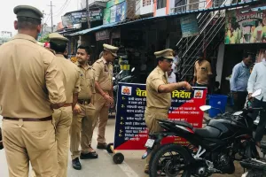 ट्रैफिक जाम पर मोहनलालगंज पुलिस की सख्ती