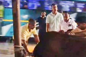 रेणुकूट में मानवता की मिसाल डब्लू सिंह ने बचाई घायल नंदी बाबा की जान