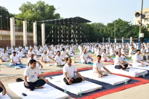 दिल्ली पुलिस अकादमी ने अंतर्राष्ट्रीय योग दिवस 2025 को बड़े उत्साह के साथ मनाया