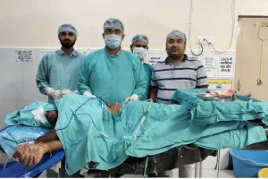 सफल ऑपरेशन कर गुर्दे से निकली 3 इंच की पथरी।