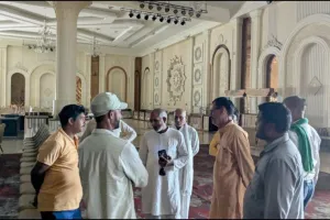 सोनभद्र में केन्द्रीय मंत्री चौधरी जयंत सिंह के स्वागत की तैयारी में जुटे  पार्टी कार्यकर्ता