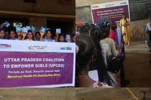 आदर्श पब्लिक स्कूल कचनरवा में मासिक धर्म जागरूकता अभियान ,किशोरियों को मिला प्रशिक्षण और मुफ्त सेनेटरी पैड