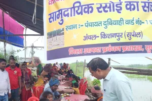 कोसी कटाव से प्रभावित परिवारों का एसडीओ ने लिया जायजा