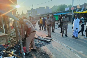 तेज रफ्तार डंफर से हुई दुर्घटना ने ले ली दो की जान