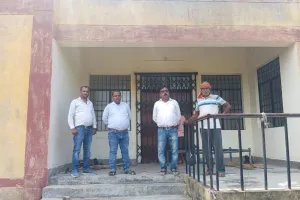 चेरुई  बीपैक्स पर  उर्वरक की ओवररेटिंग की शिकायत की जाँच करने पहुंचे  एडीसीओ सदर, शिकायत निराधार