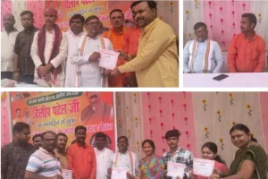 ओबरा में भाजपा मंडल अध्यक्ष शिवनाथ जायसवाल की अध्यक्षता में रक्तदान शिविर का आयोजन