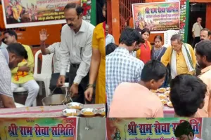 मानवता की सेवा और एकता का संदेश ओबरा में हर शनिवार खिचड़ी का भंडारा