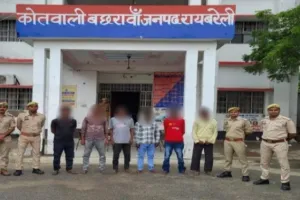 बछरावां पुलिस ने 6 वारंटी को किया गिरफ्तार