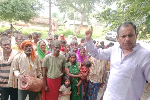 रॉबर्ट्सगंज ब्लॉक के रौप घसिया बस्ती में आंदोलन की रणनीति