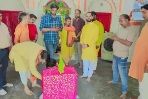 मऊ गांव में निकली ऐतिहासिक रामडोल शोभायात्रा, भक्तिरस में डूबा वातावरण