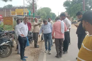 पीडब्लू डी की करोड़ों की अवैध कब्जे की भूमि की हुई पैमाईश, कब्जा धारियों में मचा हड़कंप