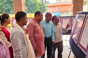 मिशन शक्ति अभियान 5.0 के अन्तर्गत अलोपशंकरी देवी शक्तिपीठ में नारी उत्थान एवं सशक्तिकरण  पर लगाई गई प्रदर्शनी