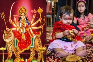 महावीर स्कूल में नवदुर्गा कन्या पूजन एवं पूर्व में विजयदशमी पर हुआ व्याख्यान