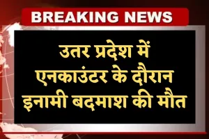 UP News: उतर प्रदेश में एनकाउंटर के दौरान इनामी बदमाश की मौत, हत्या और गौकशी के मामलों में था वांछित